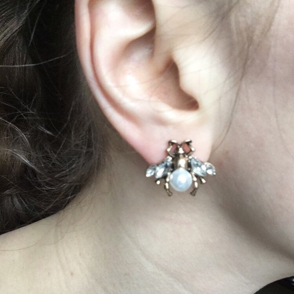 Insect Stud Earrings - Picture 4 of 4